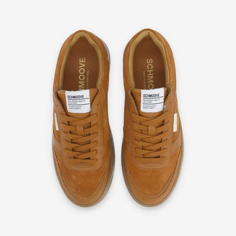 SMATCH SNEAKER M - SUEDE/NAPPA -  CHATAIGNE